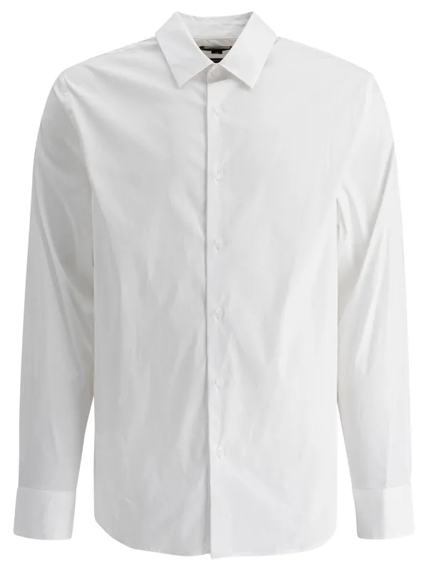 Cotton Poplin Shirt Shirts White - Vince