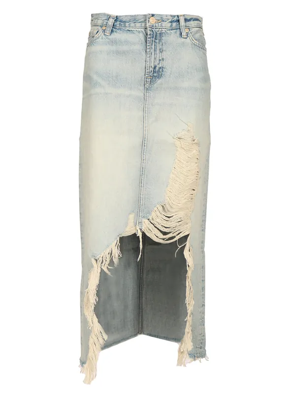Midi Skirt Skirts Light Blue - 7 For all Mankind