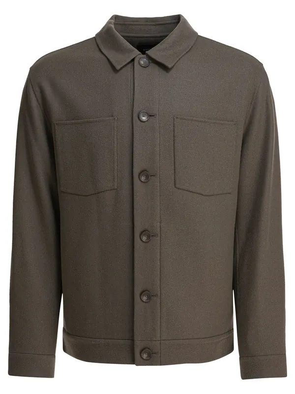 Work Jacket Jackets And Coats Grey - Vince