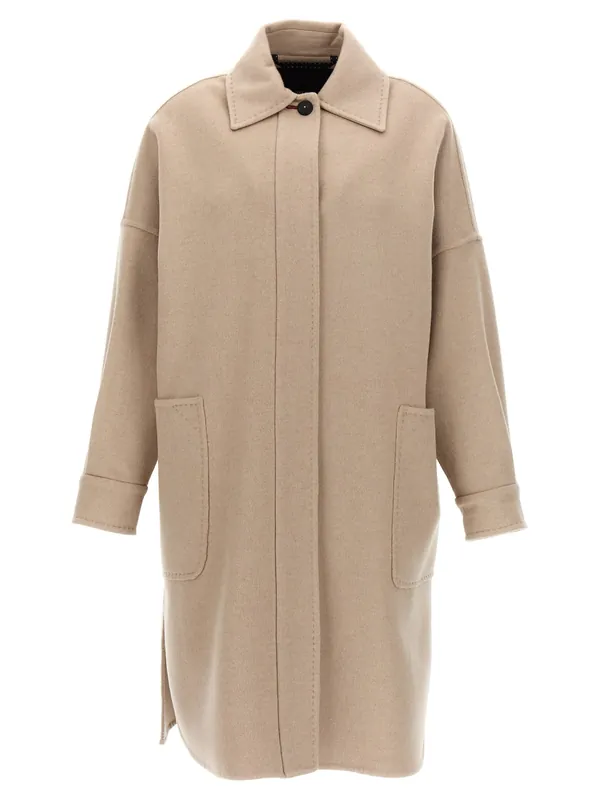 Baruffa Coats And Trench Coats Beige - Max Mara