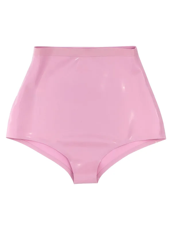 Latex High Waist Briefs Intimo Pink - Maison Margiela