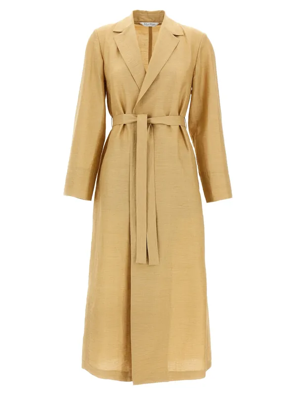 Meandro Coats And Trench Coats Beige - Max Mara