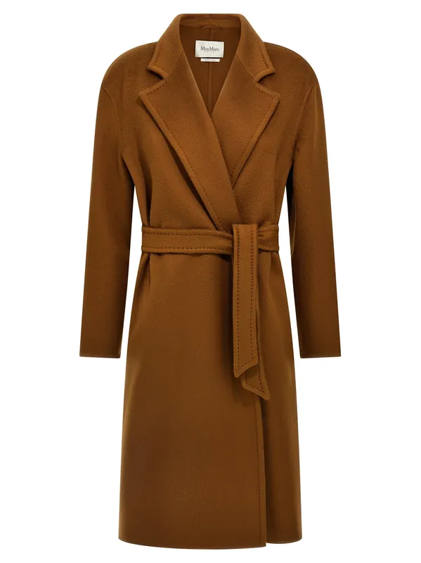 Melinda Coats And Trench Coats Brown - Max Mara