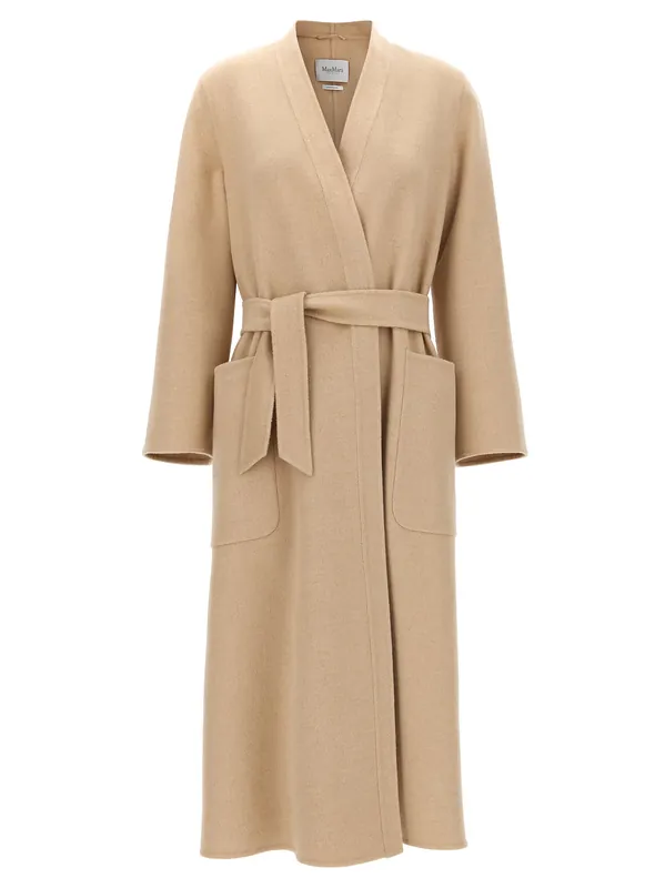 Vezzoso Coats And Trench Coats Beige - Max Mara