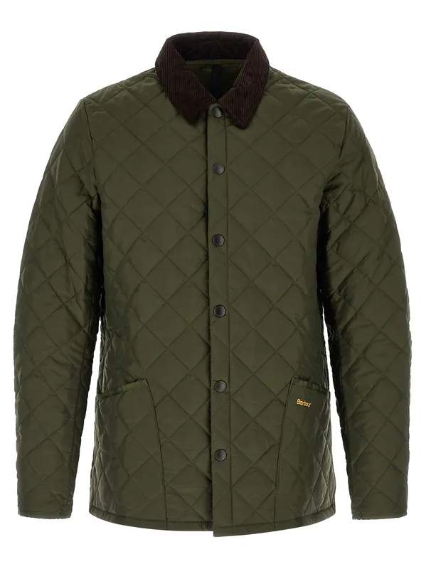 Heritage Liddesdale Puffer Jackets Green - Barbour