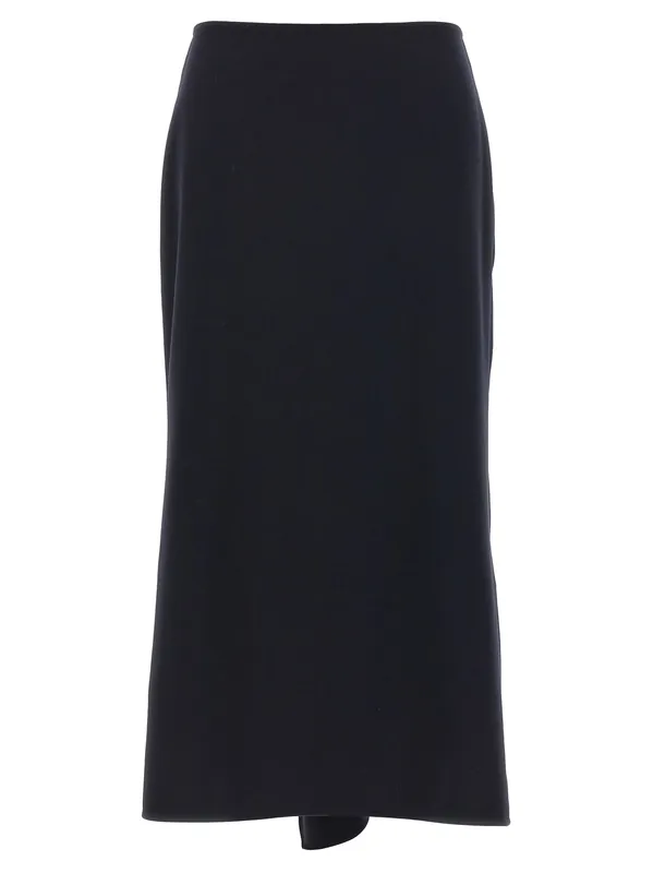 Kick Detail Skirts Blue - Victoria Beckham