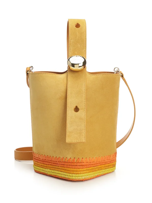Bucket Bag Pebble Mini Handbags Yellow - Loewe