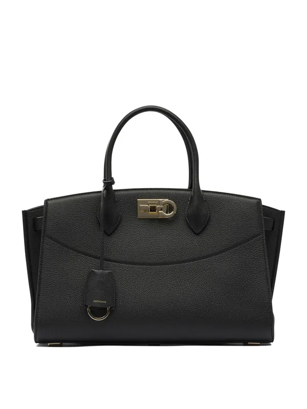 Studio Soft Handbags Black - Ferragamo