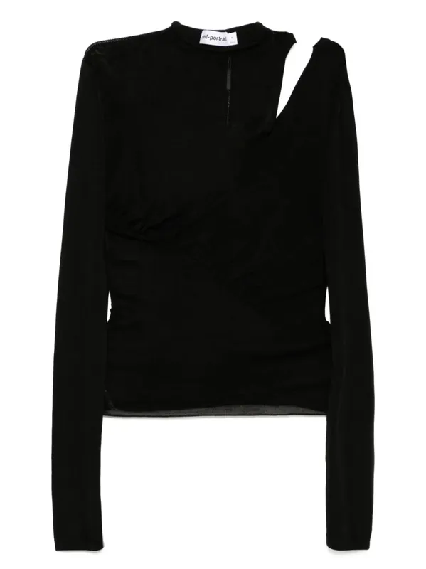 Cut-Out Blouse