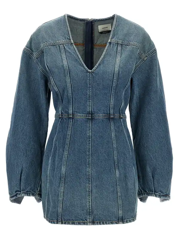 Denim Dress Dresses Light Blue - Haikure