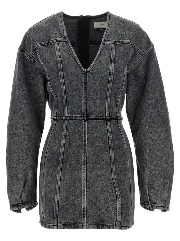 Denim Dress Dresses Gray - Haikure