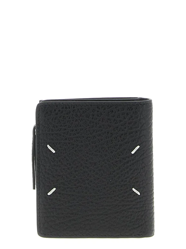 Flap Wallet Wallets And Card Holders Black - Maison Margiela