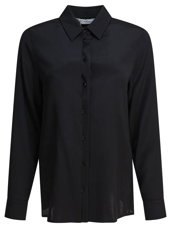 Silk Shirt Shirts Black - Max Mara Pure