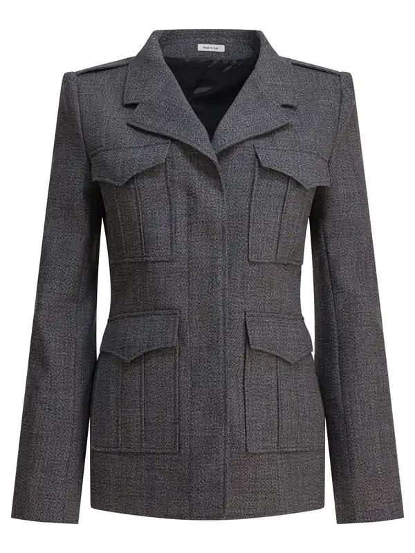 Jacket Jackets And Coats Grey - Alexander McQueen