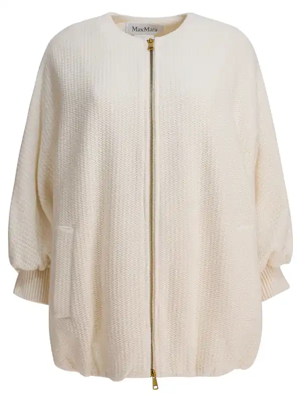 Wool And Cashmere Jacket Jackets And Coats White - Max Mara