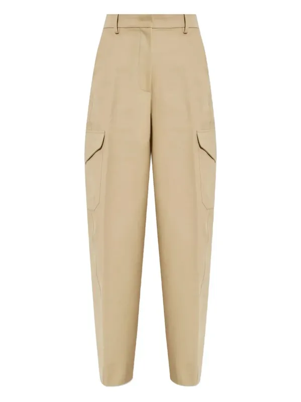 Cotton And Wool Cocoon Trousers With Pockets - Givenchy