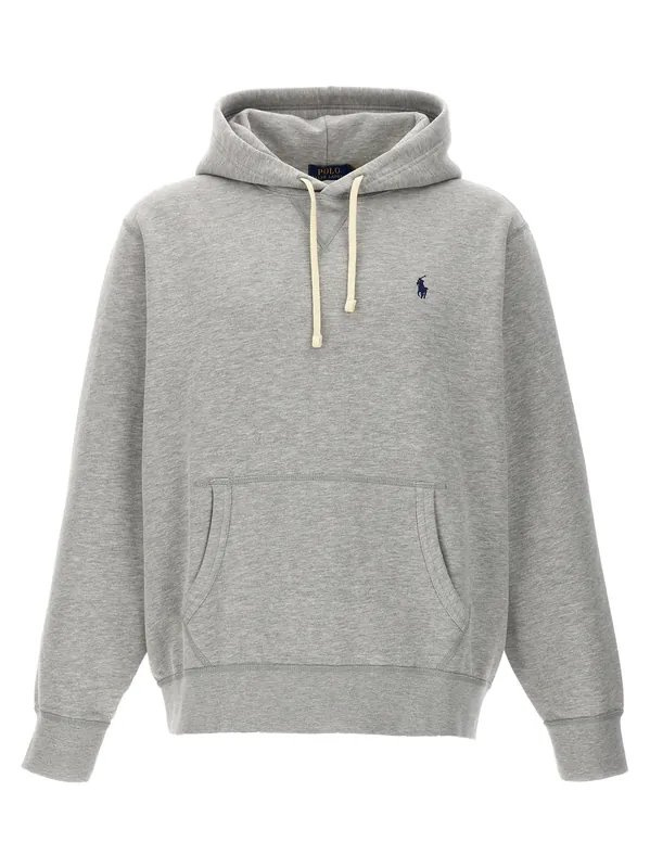 Logo Hoodie Sweatshirt Gray - Polo Ralph Lauren