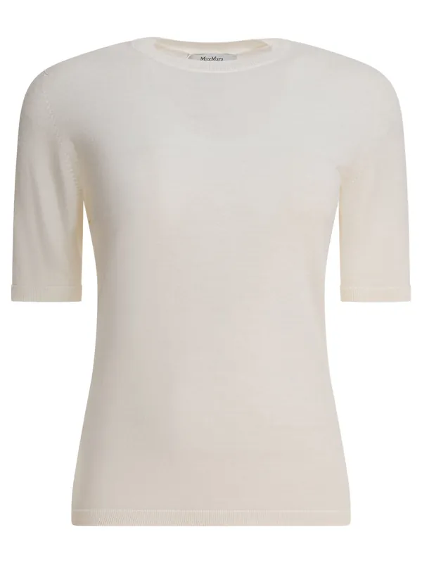 Basic Wool Sweater T-Shirts White