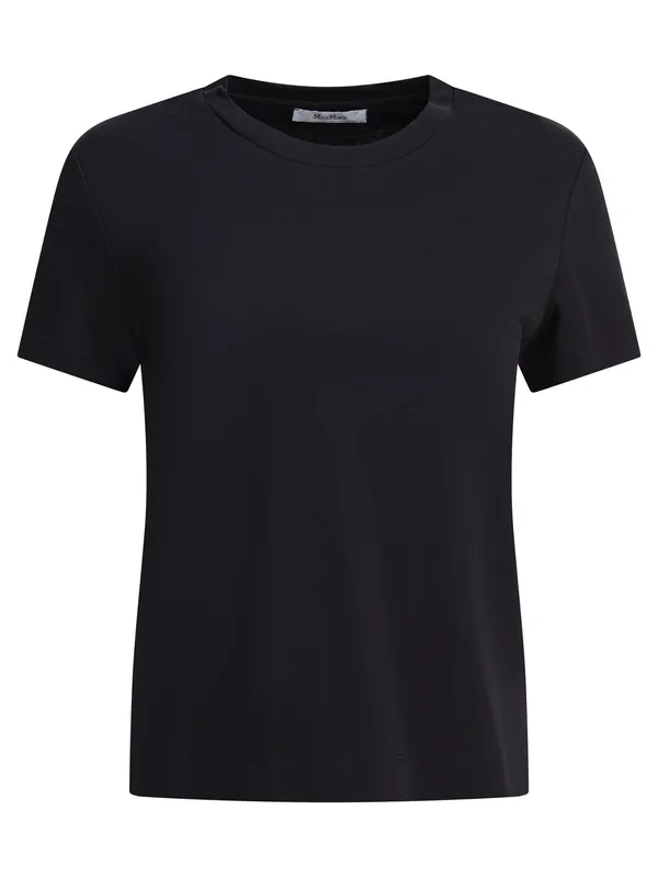 Short-Sleeved Cotton T-Shirt T-Shirts Black