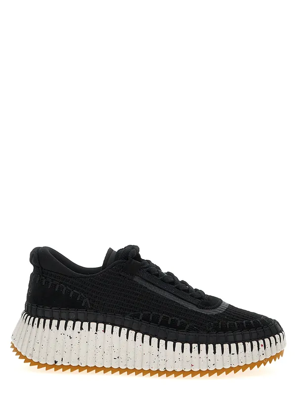 Nama Sneakers White/Black - Chloé