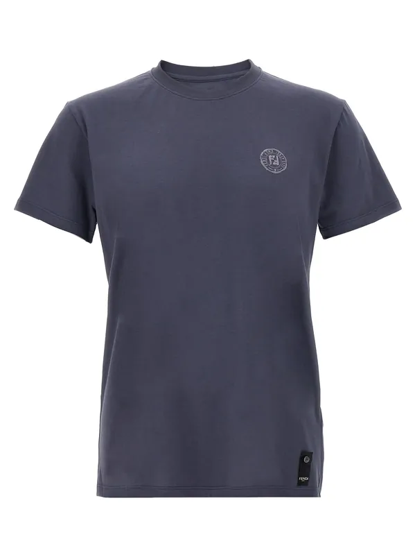 Postcards T-Shirt Blue