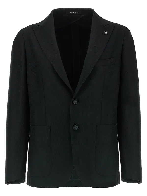 Micro Squares Blazer Black - Tagliatore