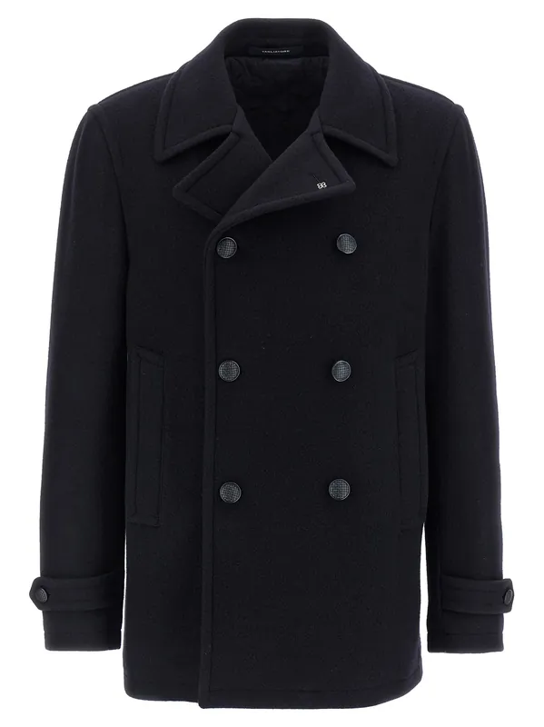 Monaco Coats And Trench Coats Blue - Tagliatore