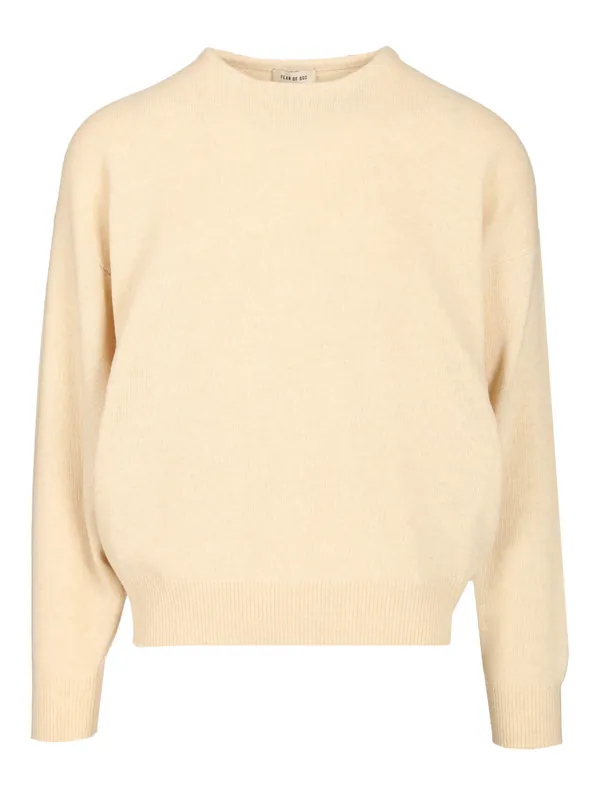 Knit Crewneck Sweater Knitwear White - Fear of God