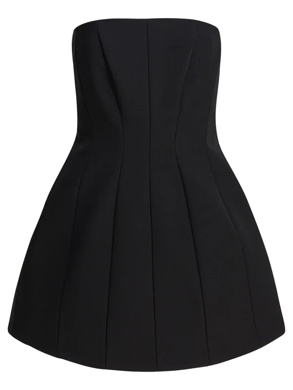 Short Wrap Dress Dresses Black - Max Mara Pianoforte