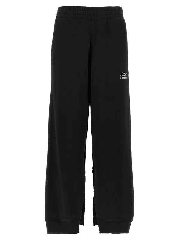 Numeric Signature Mm6 Pants Black - MM6 Maison Margiela