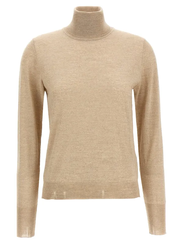 Dilara Sweaters And Cardigans Beige - Golden Goose
