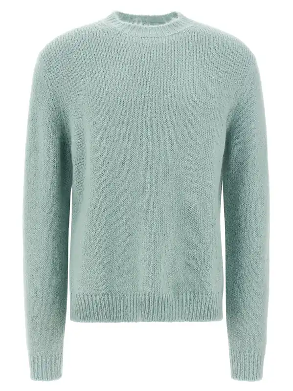 Alpaca Wool Sweater Sweaters And Cardigans Light Blue - Jil Sander