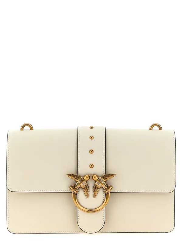 Love One Classic Crossbody Bags White - Pinko