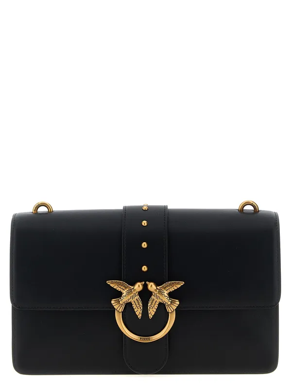 Love One Classic Crossbody Bags Black - Pinko