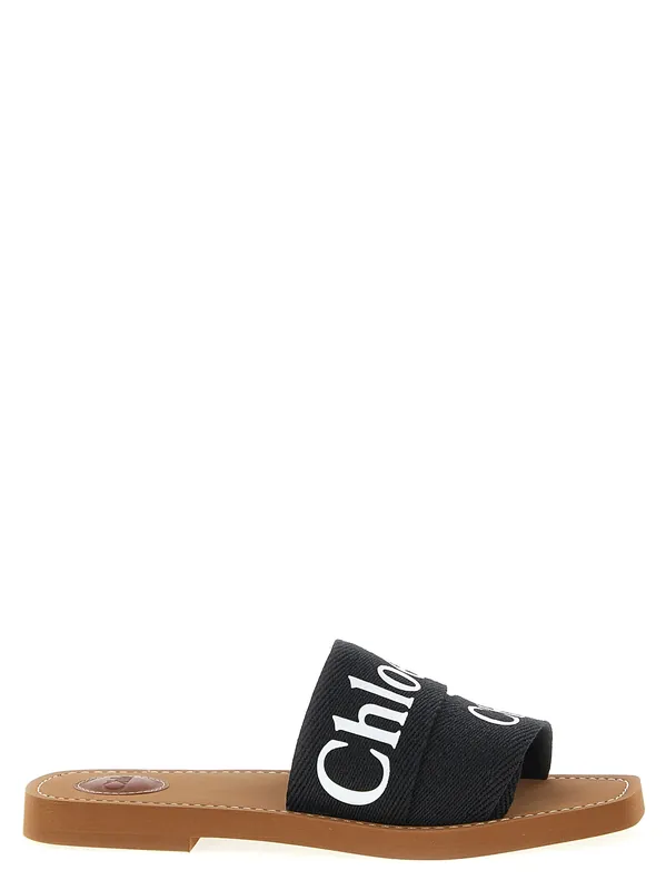 Woody Sandals Black - Chloé