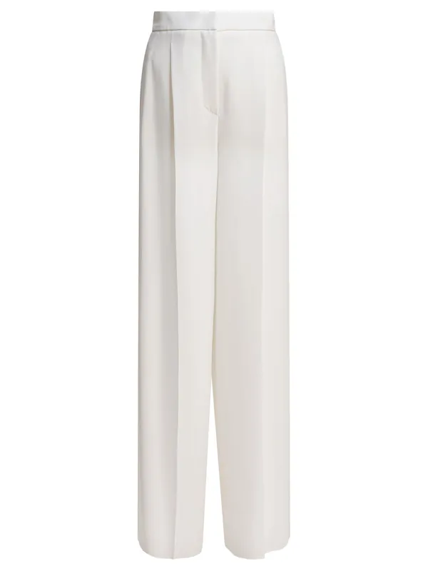 Wide Cady Trousers White - Max Mara