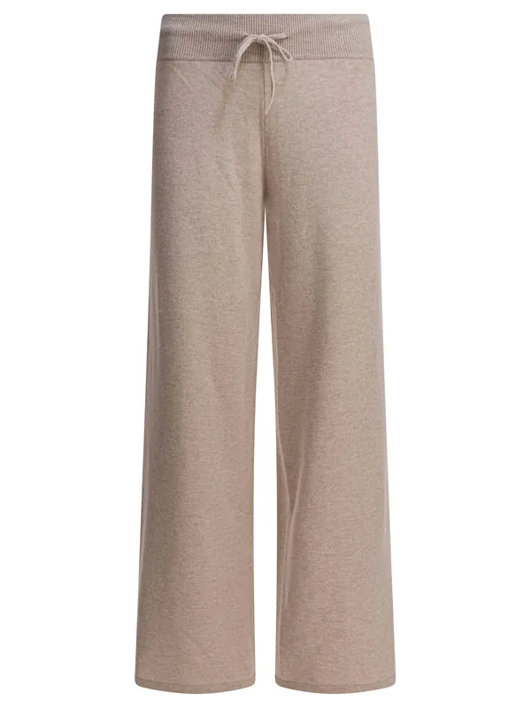 Cashmere Pants Trousers Beige - Lisa Yang
