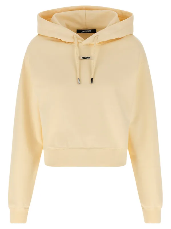 Le Hoodie Gros-Grain Sweatshirt Beige