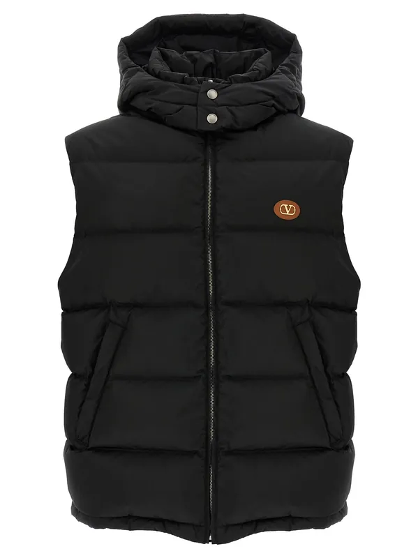Vlogo Signature Gilet Black - Valentino Garavani