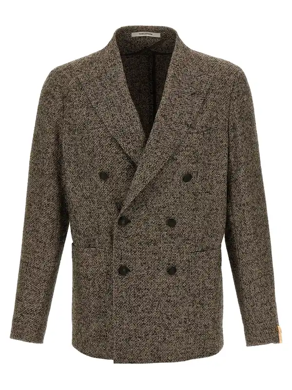 Wool Blazer Brown - Tagliatore