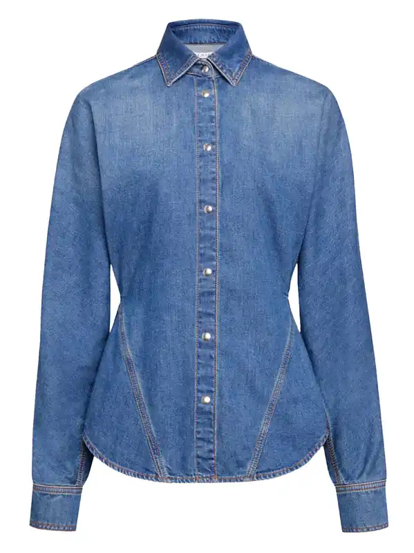 Round Denim Shirt - Alaïa
