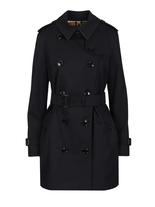 Heritage Kensington Trench Coat Coats Blue - Burberry