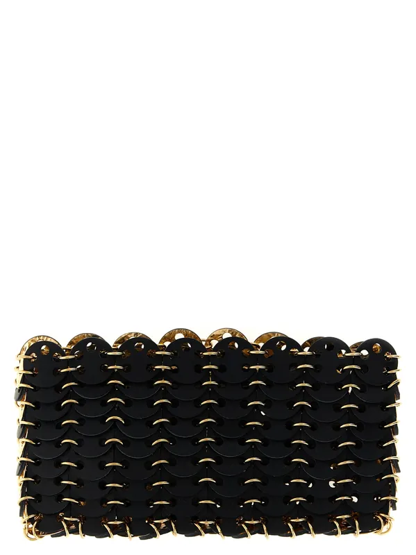 1969 Nano Flip Crossbody Bags Black - Rabanne