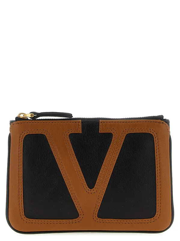 Viva Superstar Wallets And Card Holders Brown - Valentino Garavani