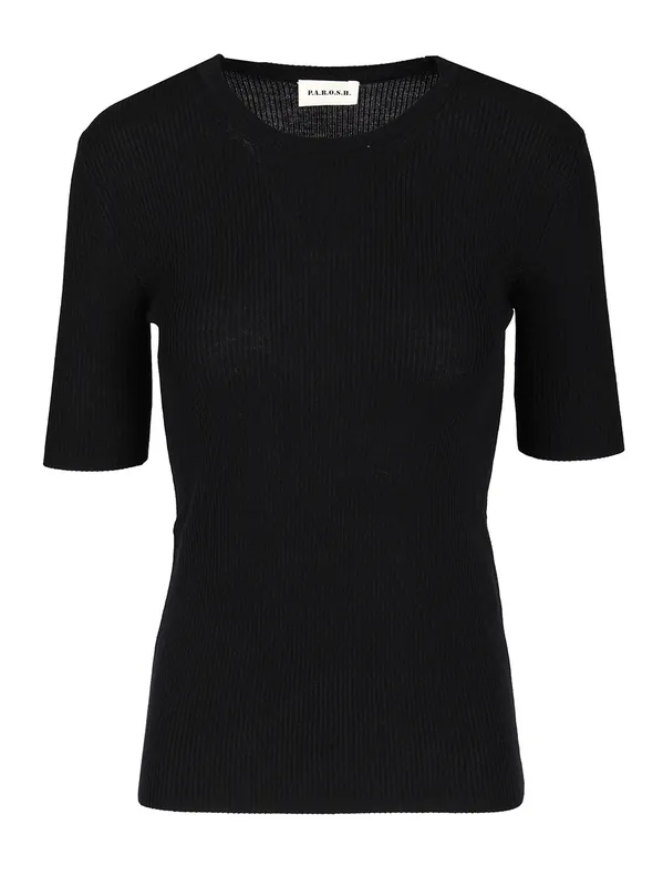 Half Sleeve Sweater T-Shirt Blue