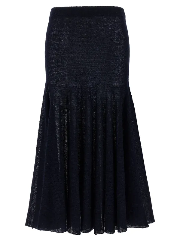 Pf25 Knitwear 16 Skirt Skirts Blue - Magda Butrym