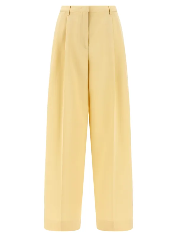 Wool Pences Pants Yellow - Jil Sander