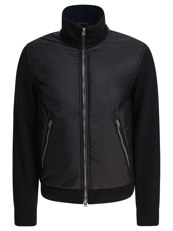 Wool Cardigan Knitwear Black - Tom Ford