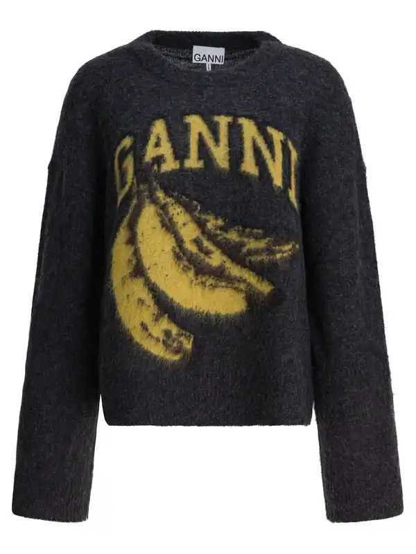 Banana Knitwear Black - Ganni