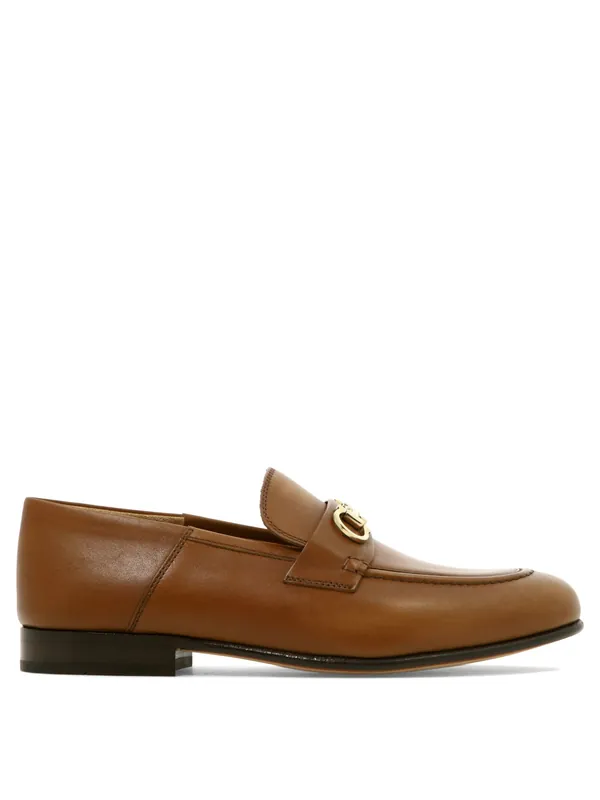 Leather Loafers Loafers & Slippers Brown - Ferragamo